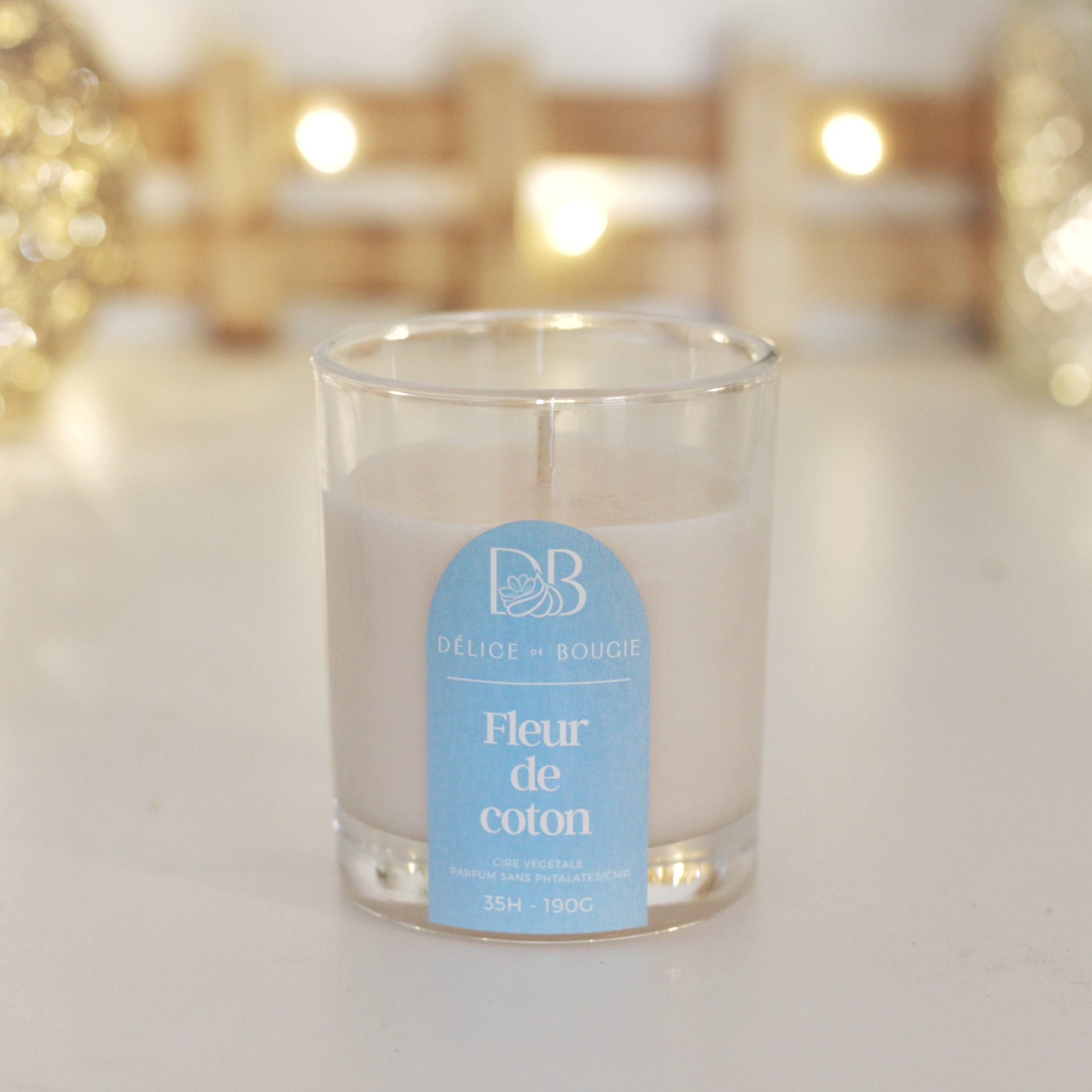 Bougie classique 190g | Fleur de coton