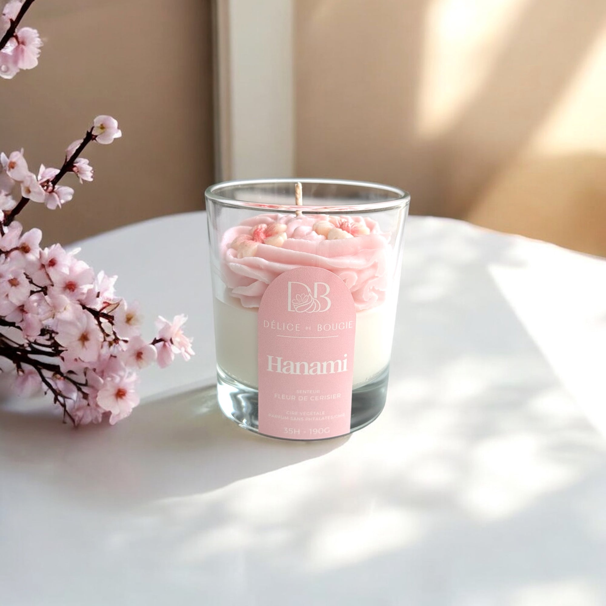 Bougie chantilly | Hanami