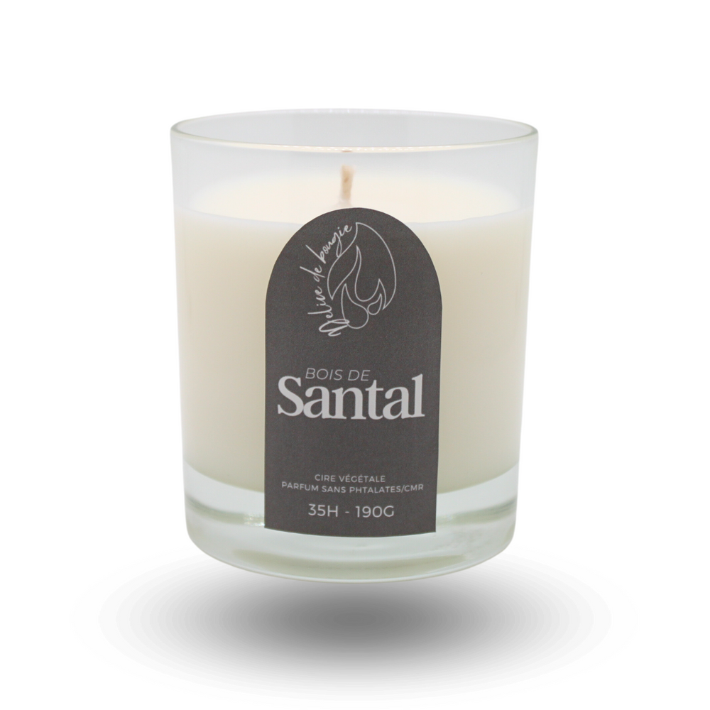 Bougie classique 190g | Bois de santal