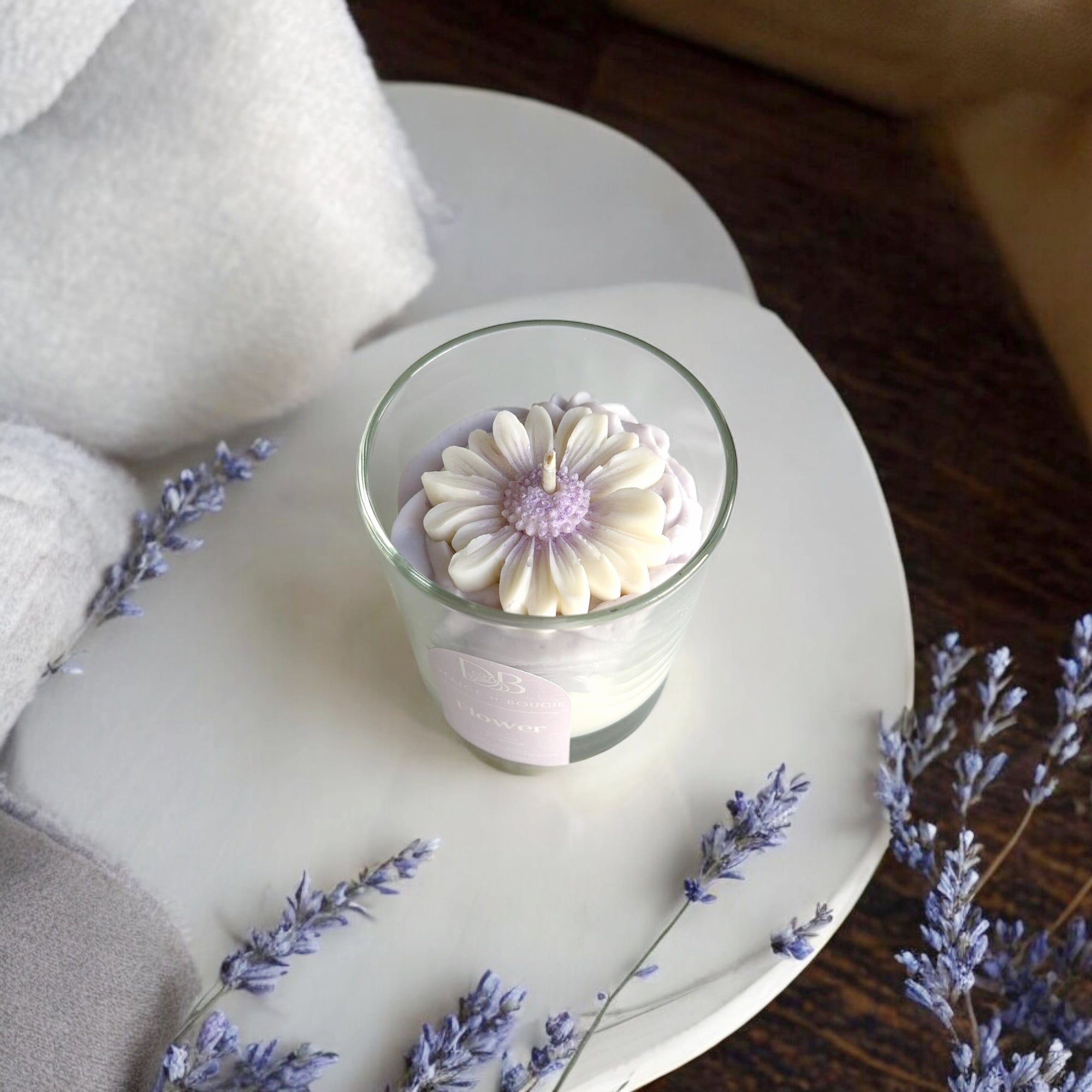 Bougie chantilly | Flower | Lavande