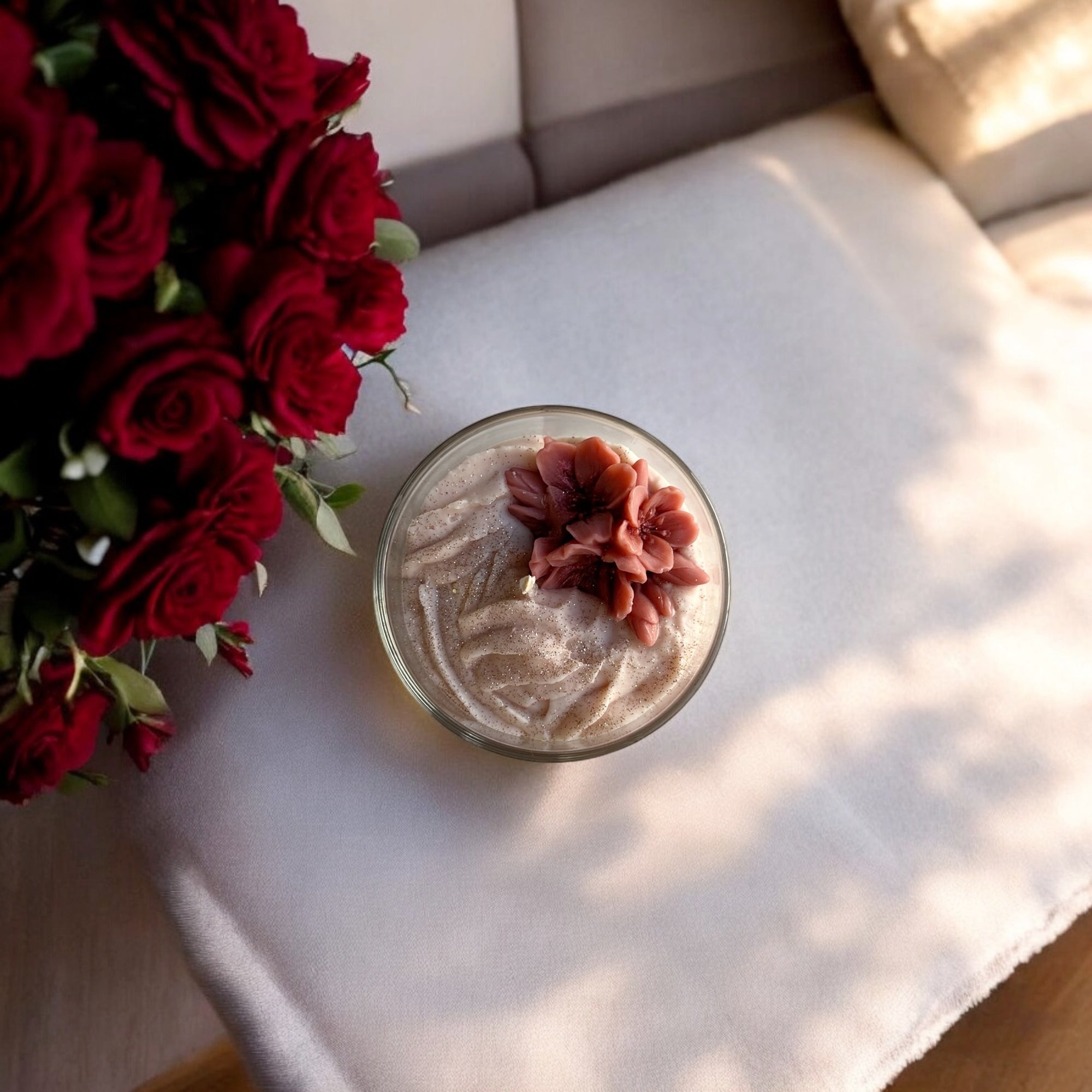 Bougie chantilly | Pétale d'amour