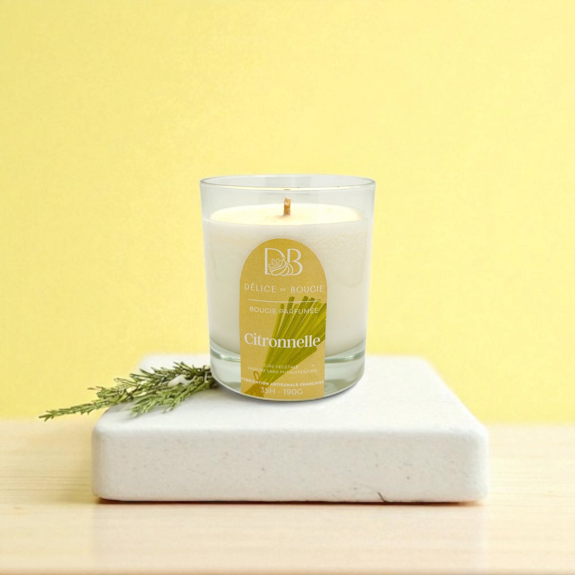 Bougie classique 190g | Citronnelle