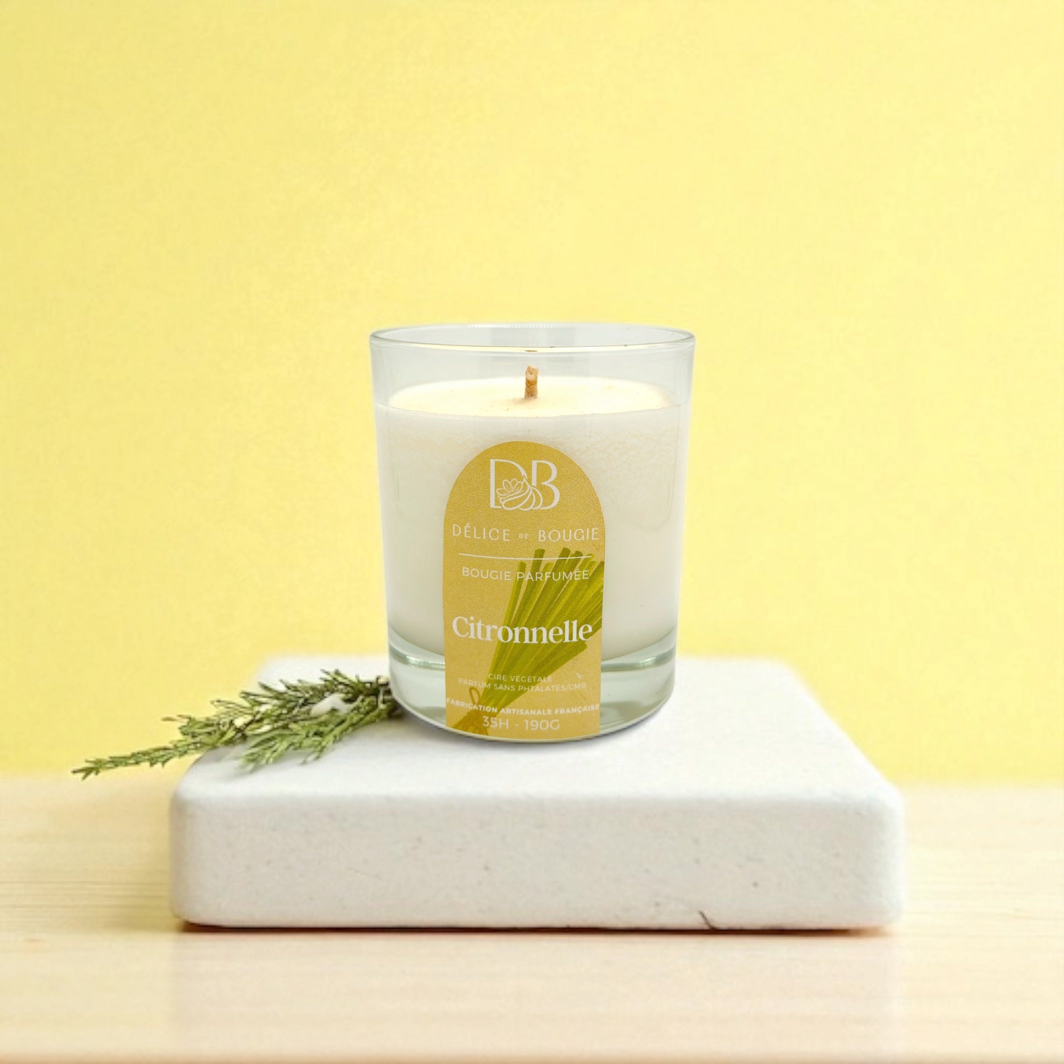 Bougie classique 190g | Citronnelle