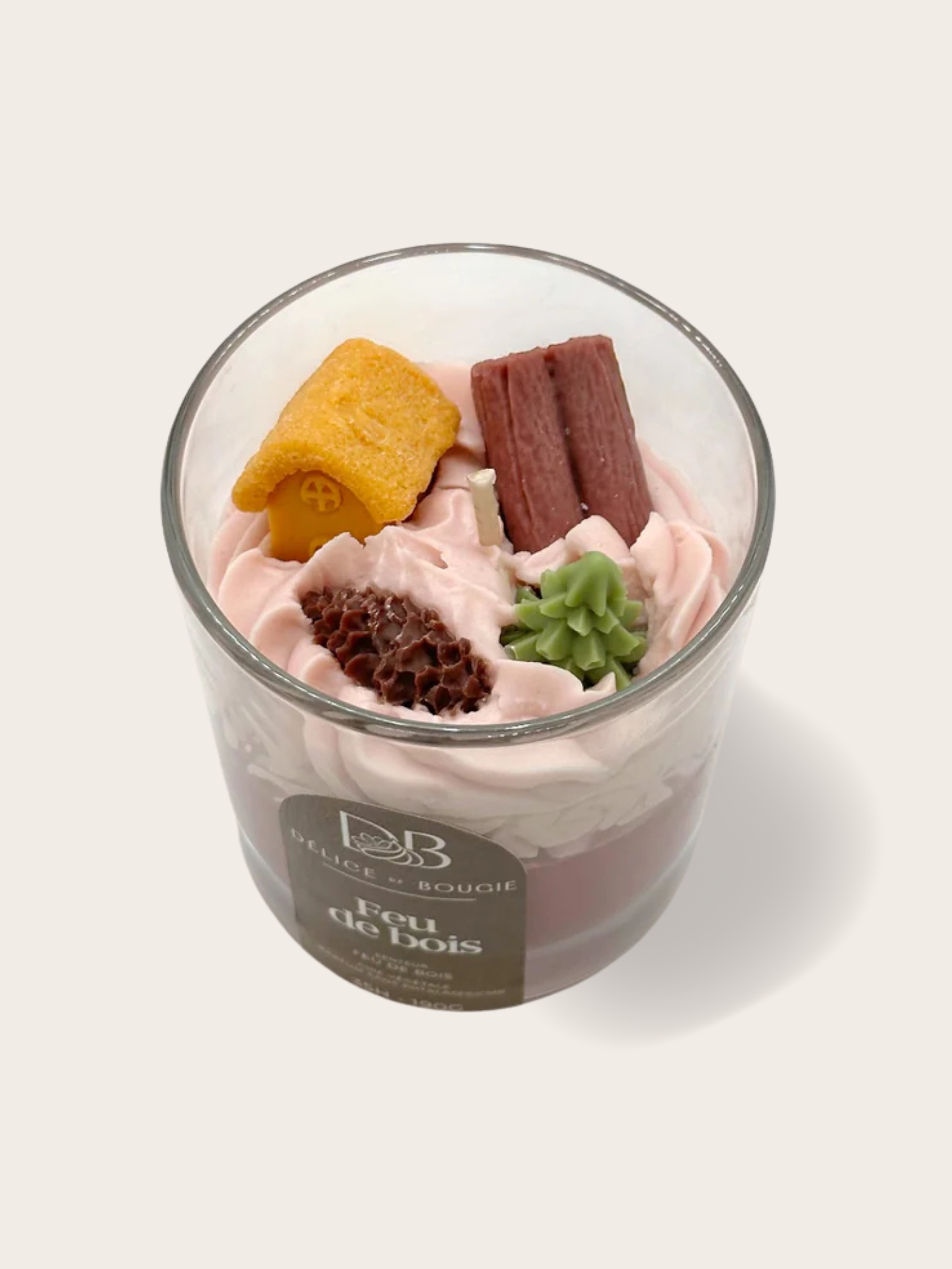 Bougie chantilly | Feu de bois