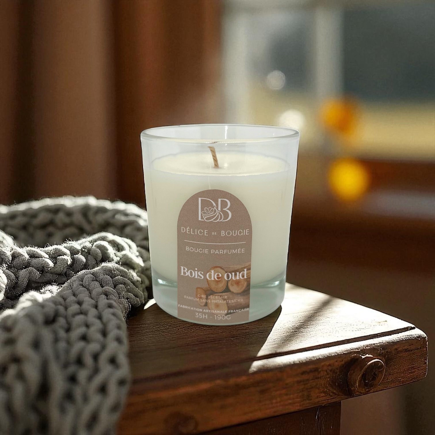 Bougie classique 190g | Bois de santal