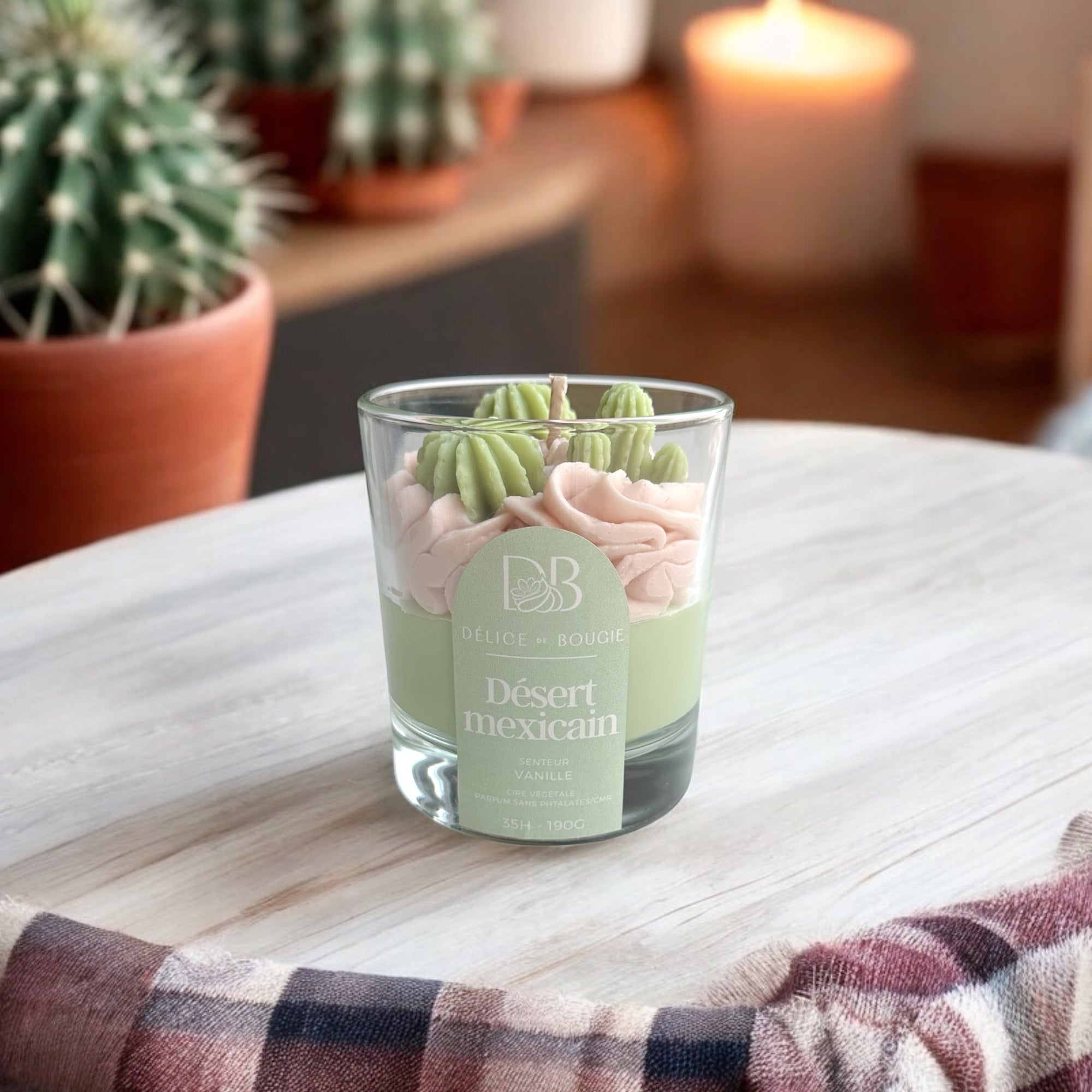 Bougie chantilly | Désert mexicain