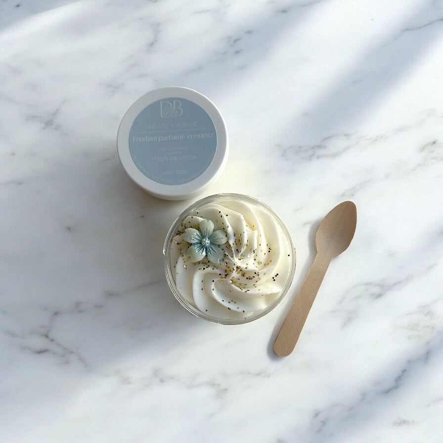 Fondant parfumé crémeux | Fleur de coton