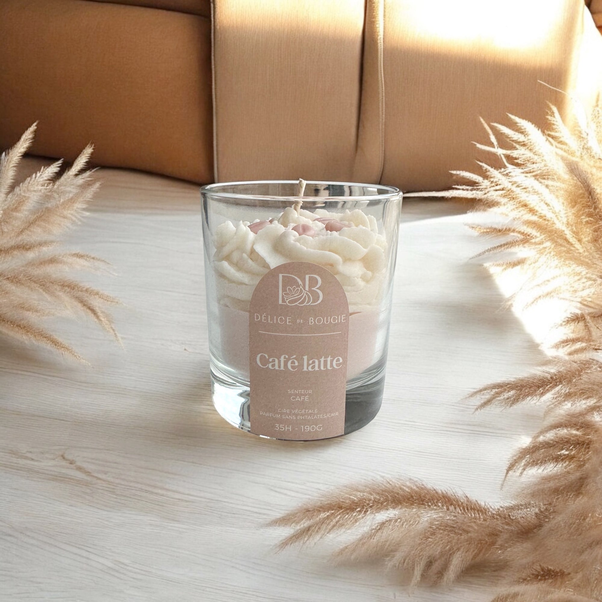 Bougie chantilly | Café latte
