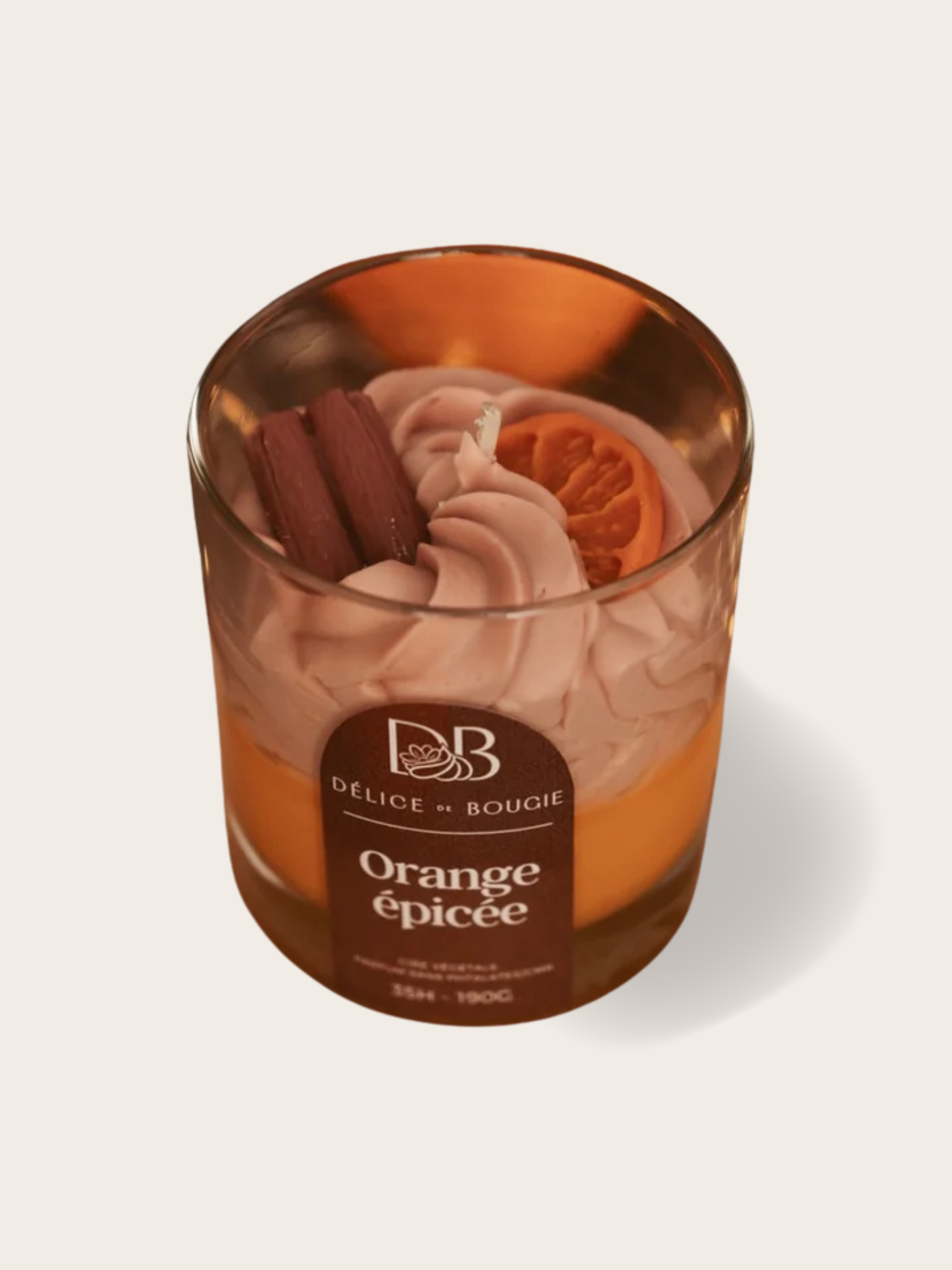 Bougie chantilly | Orange épicée
