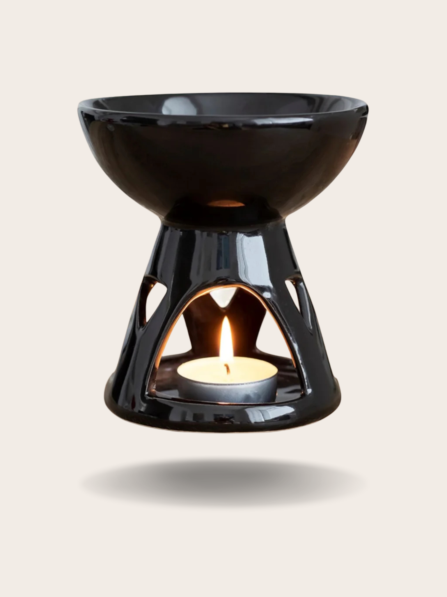 Brûle-parfum | Noir profond