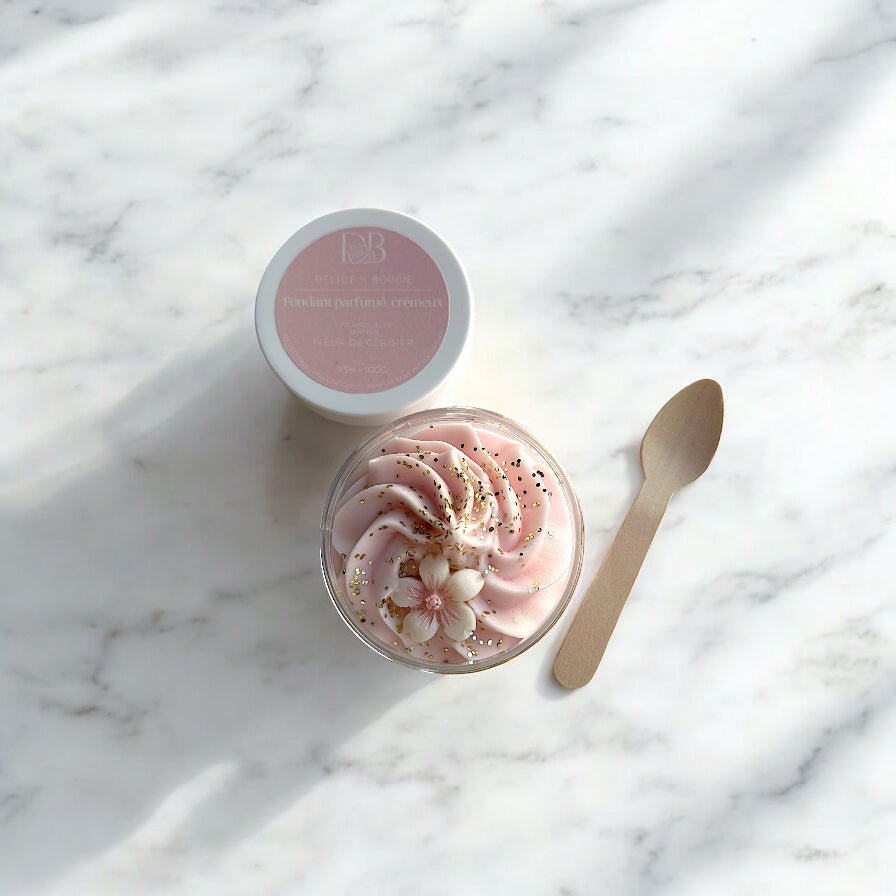 Fondant parfumé crémeux | Fleur de cerisier