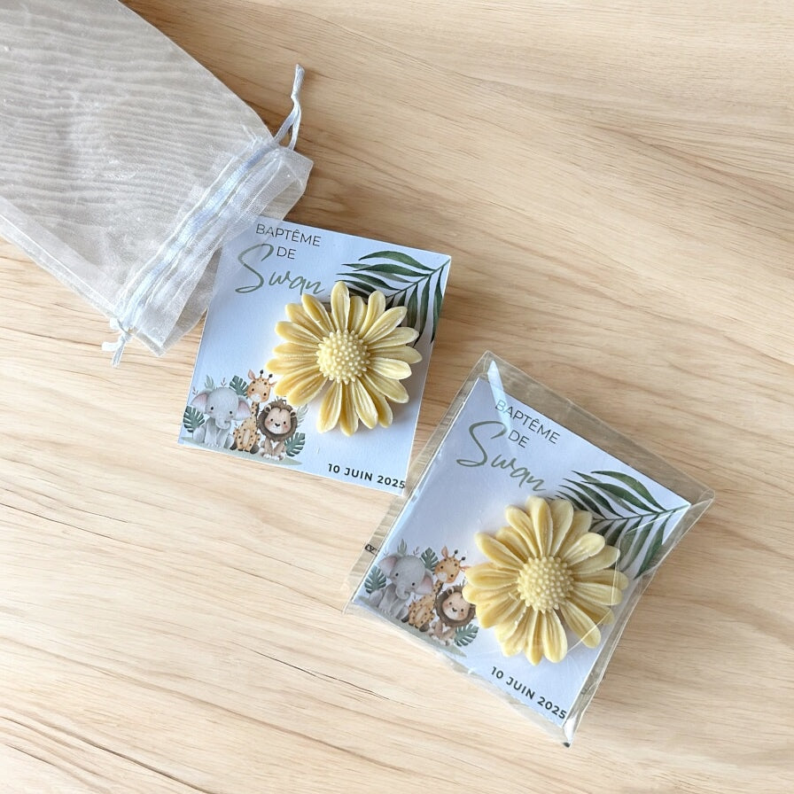 Carte personnalisée | Fondant fleur 20g