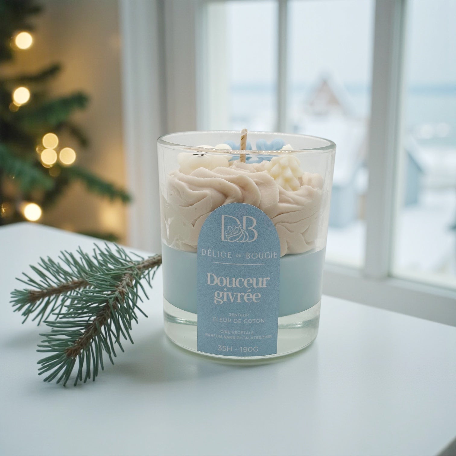 Bougie chantilly | Douceur givrée