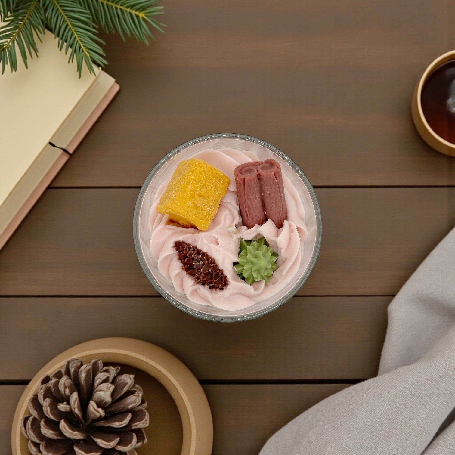 Bougie chantilly | Feu de bois