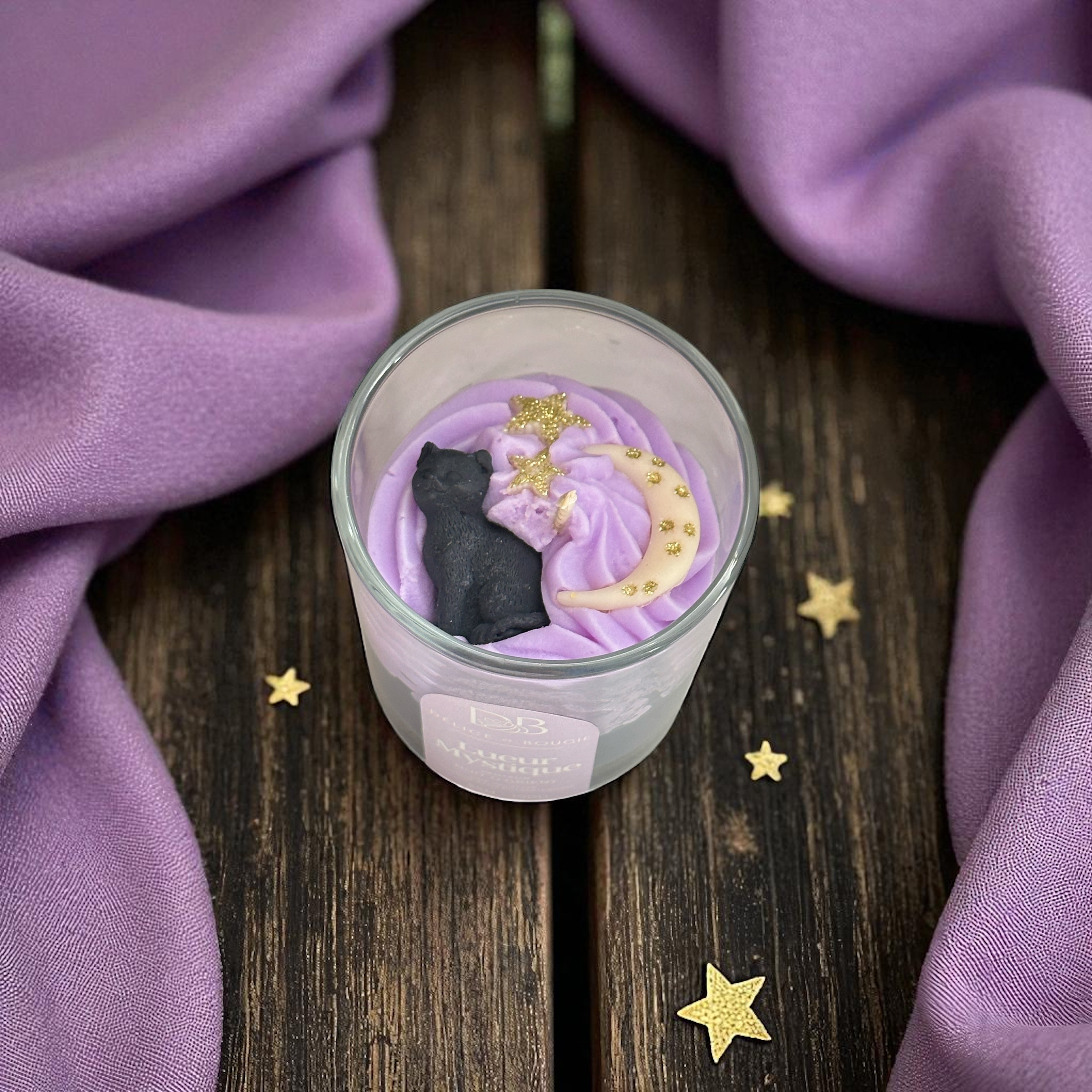 Bougie chantilly | Lueur Mystique