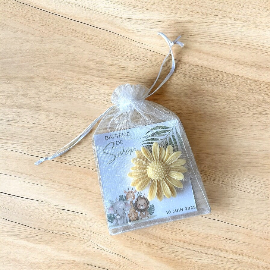 Carte personnalisée | Fondant fleur 20g
