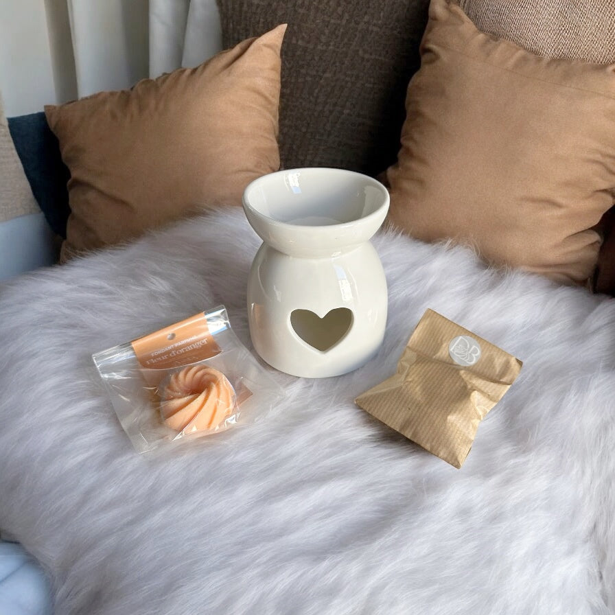 Coffret | Brûle-parfum | Coeur