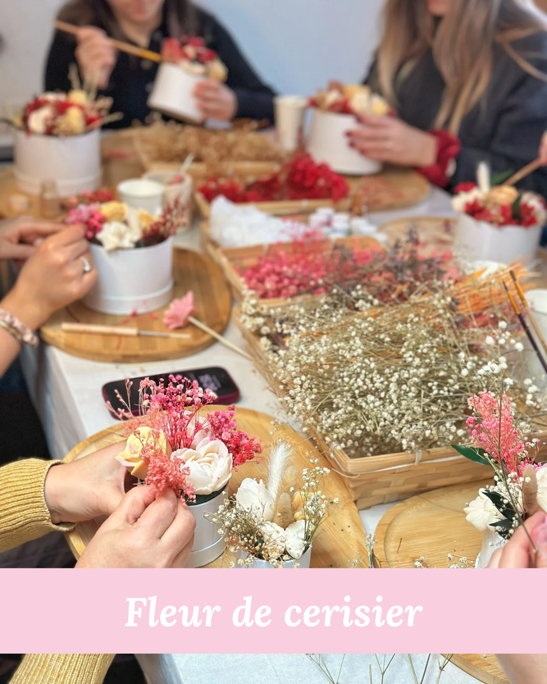 Atelier créatif – Bouquet de fondants parfumés | Fleur de cerisier