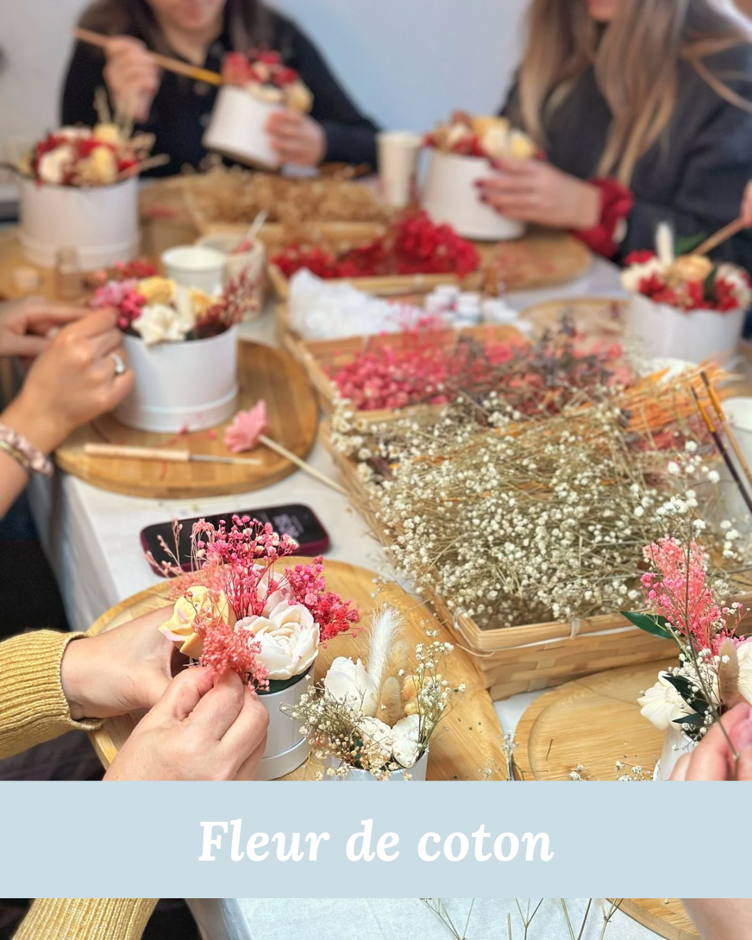 Atelier créatif – Bouquet de fondants parfumés | Fleur de coton