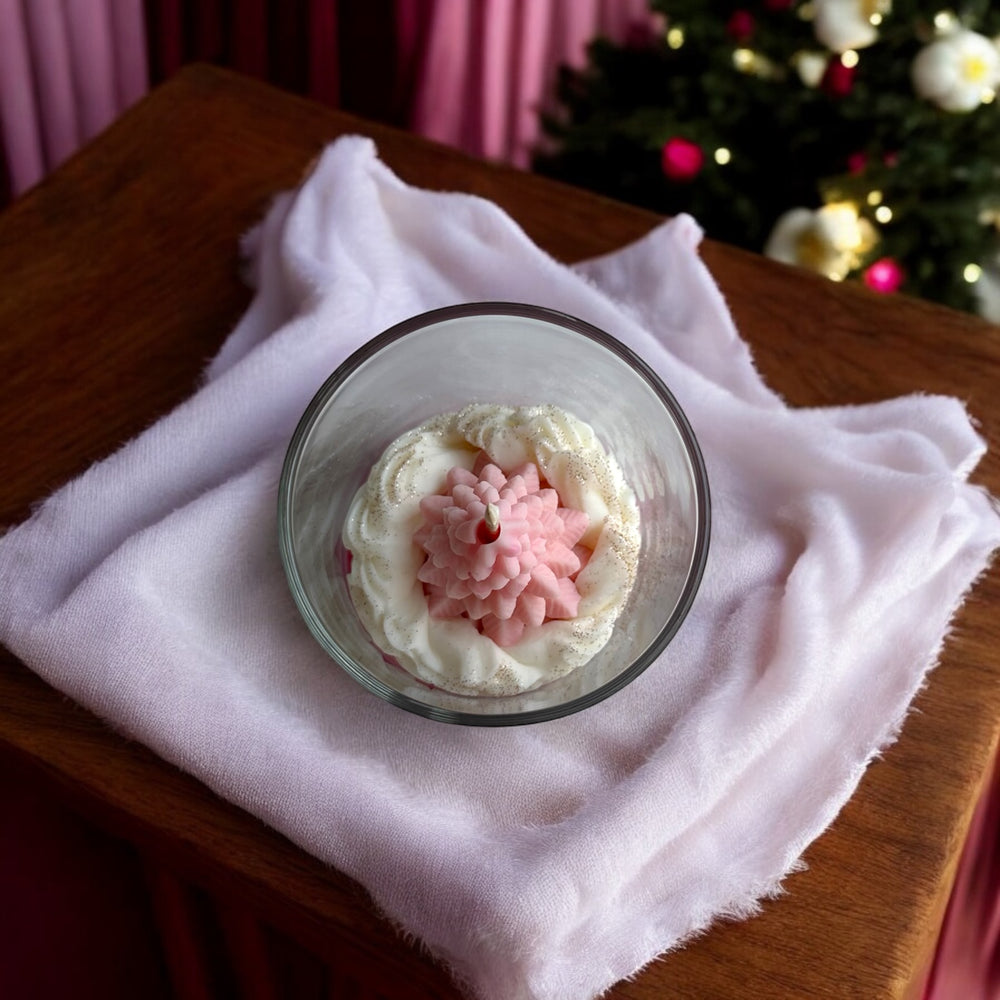 Bougie chantilly | Mon beau sapin | Pink edition