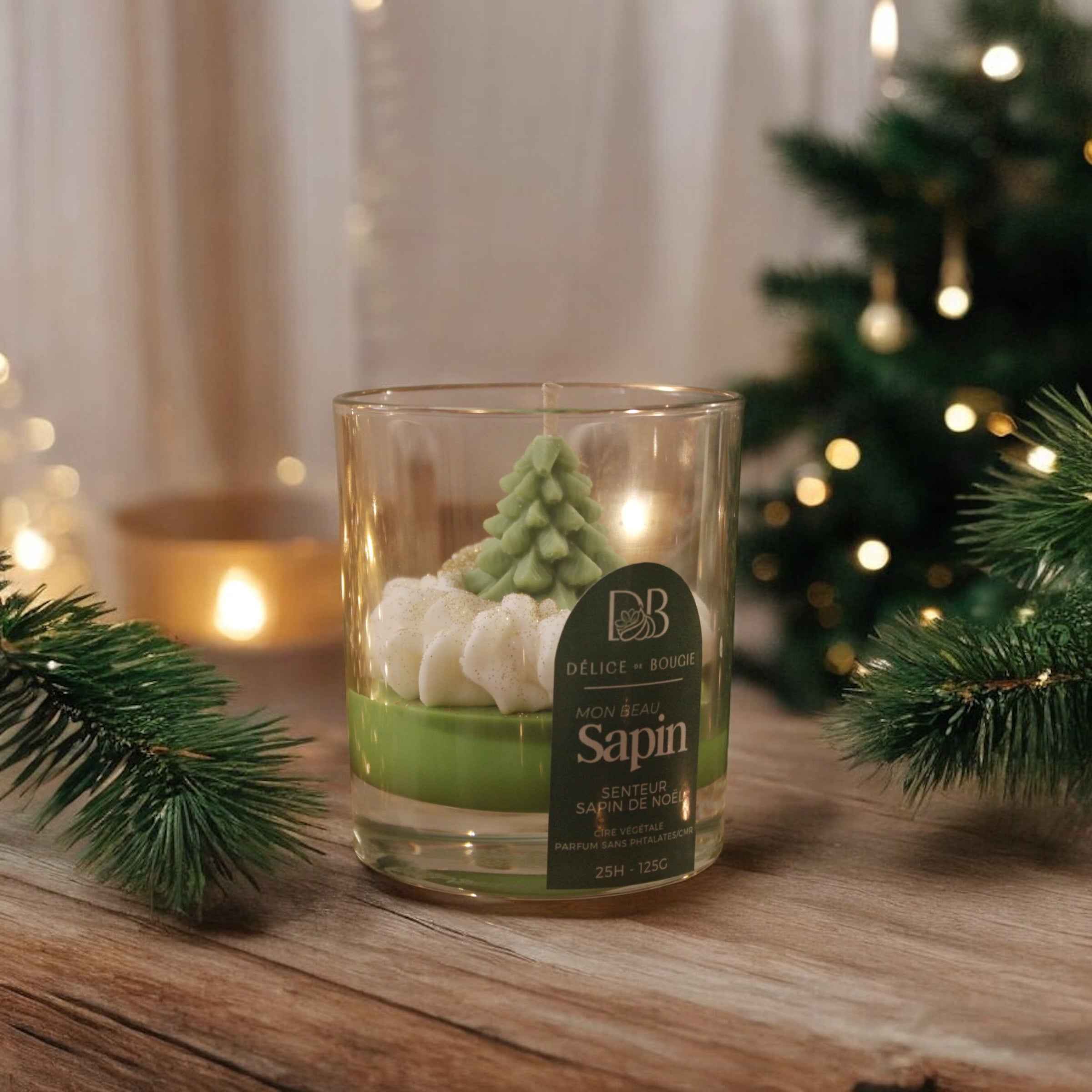 Bougie chantilly | Mon beau sapin