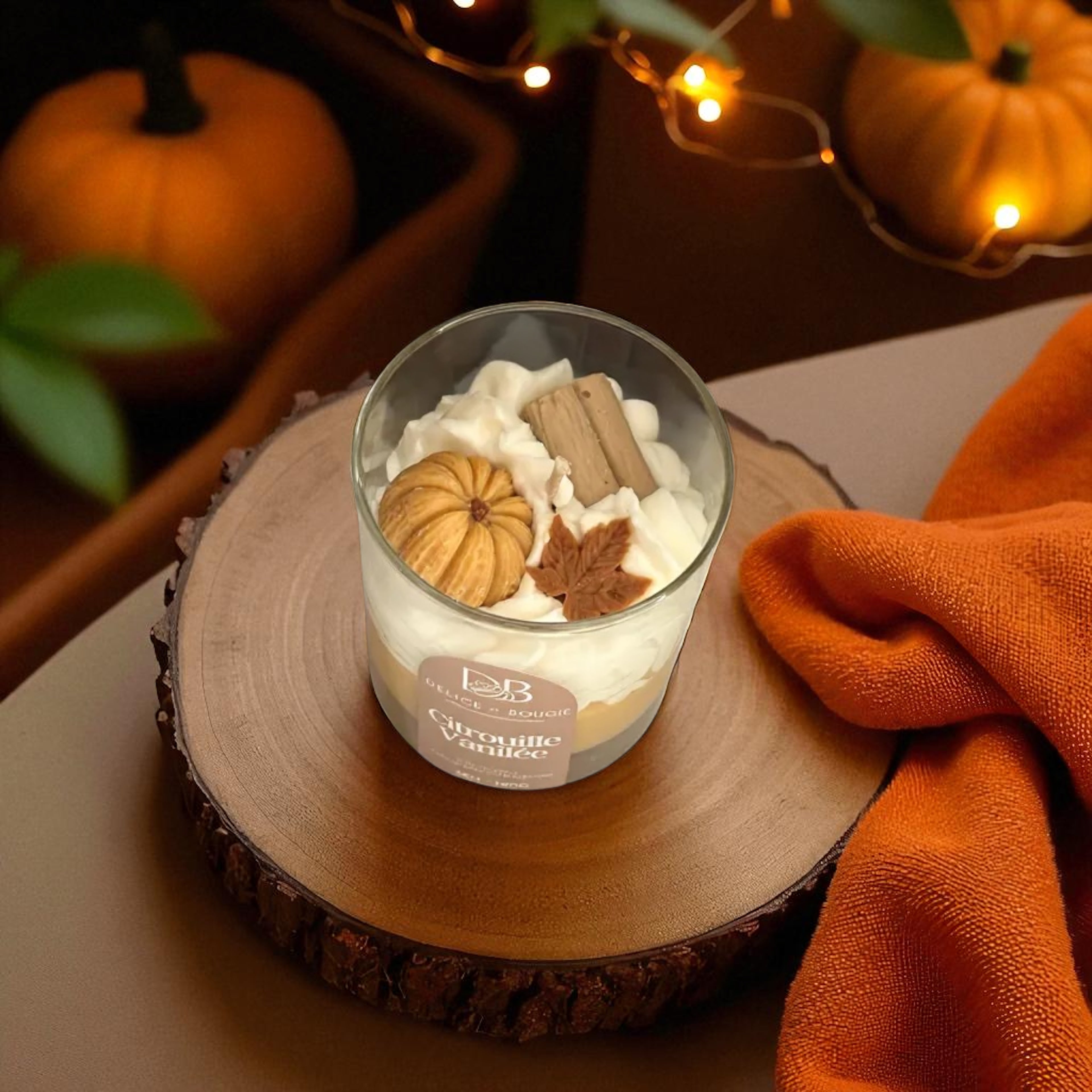 Bougie chantilly | Citrouille Vanillée