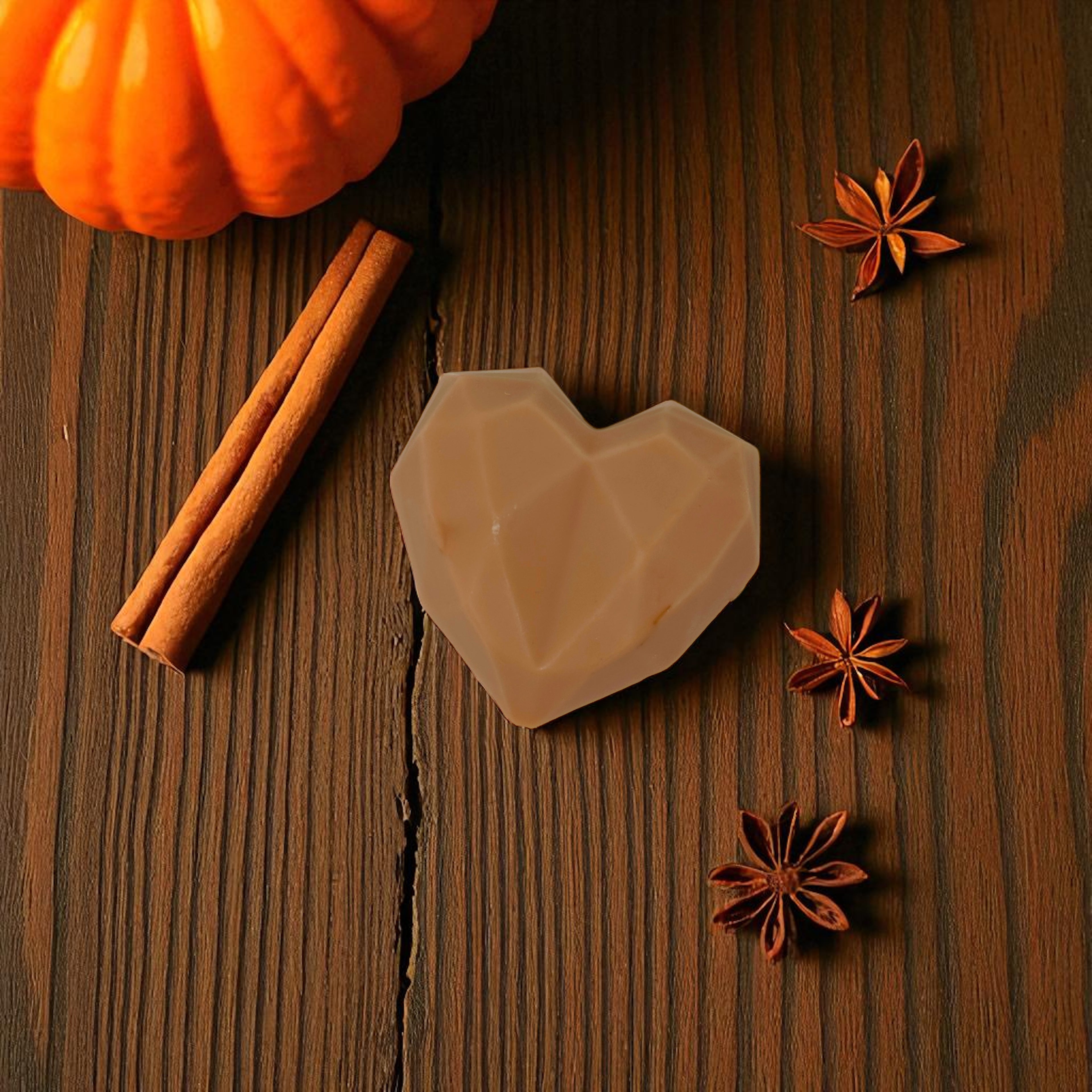 Fondant coeur | Citrouille épicée