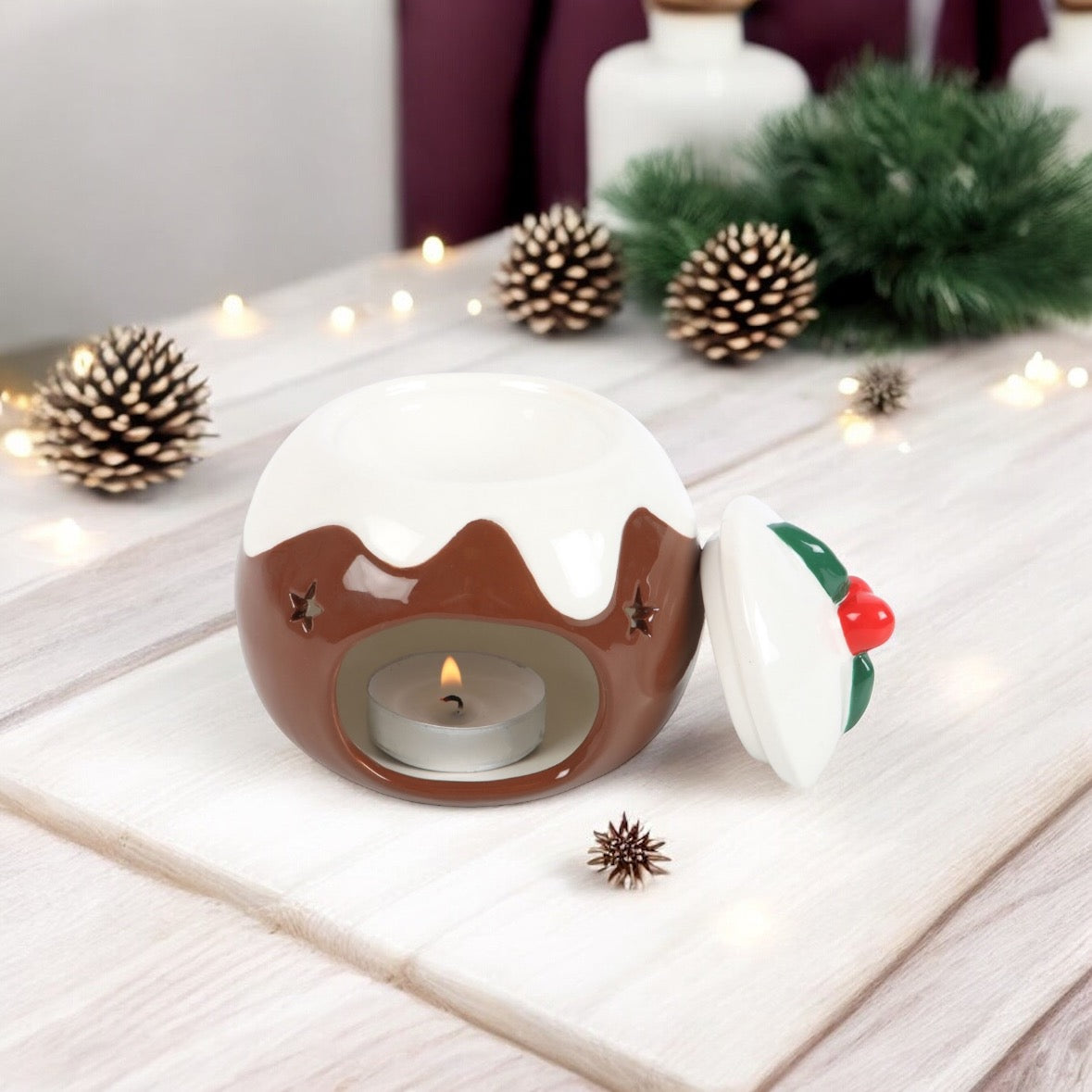 Brûle-parfum | Pudding de Noël