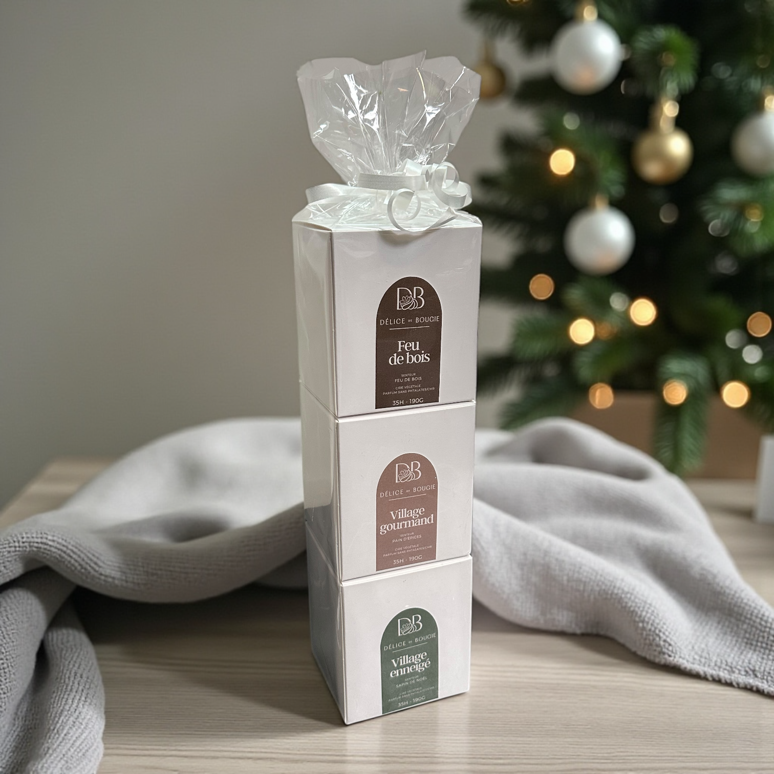 Coffret trio | Bougies chantilly