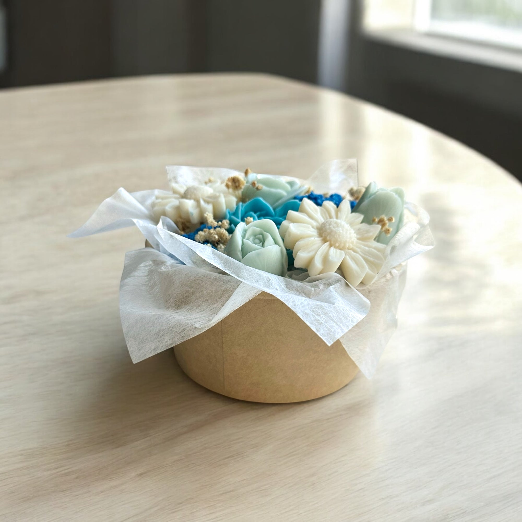 Bouquet de fondants parfumés | Fleur de coton | 150g
